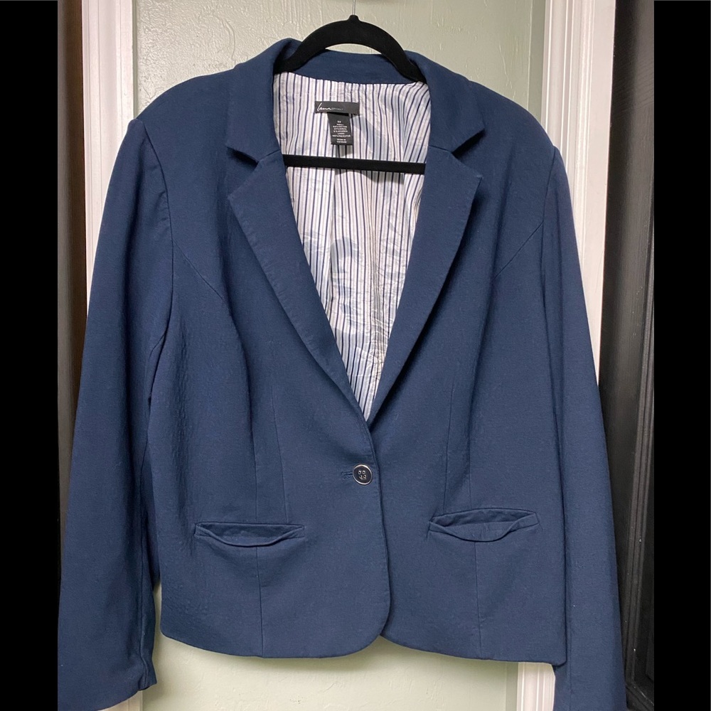 Lane Bryant navy blue Jacket 22